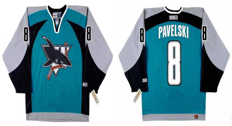 2019 Men San Jose Sharks 8 Pavelski blue CCM NHL jersey